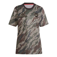 adidas x Maharishi Arsenal Jersey Asia Sizing 'White Green Brown' IN4752