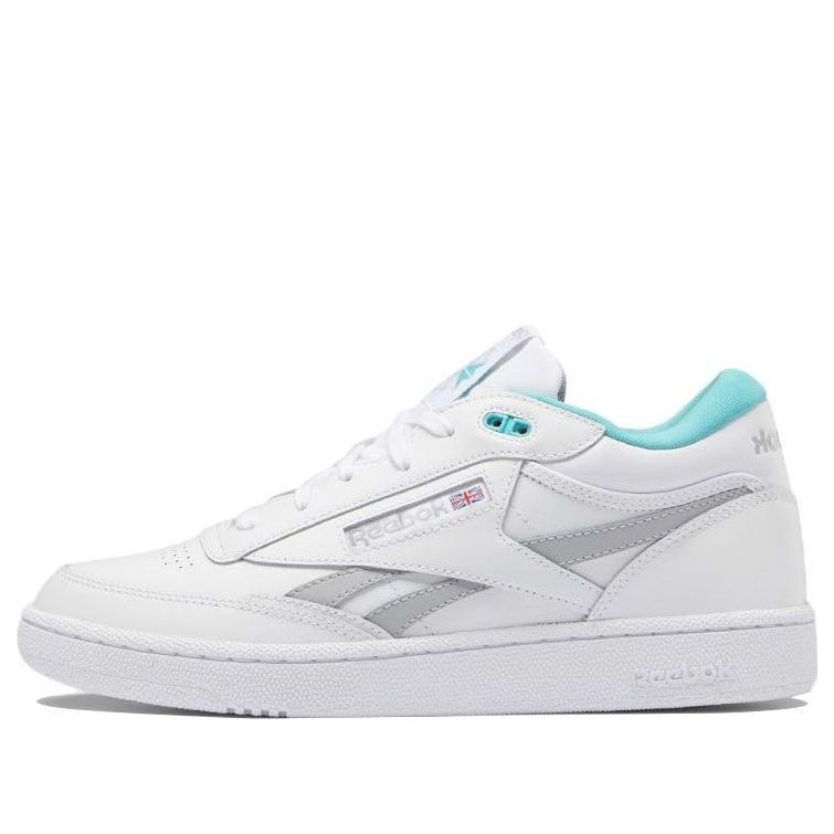 Reebok Club C Mid 2 Revenge Casual Skateboarding Shoes Unisex White Gray GY9692