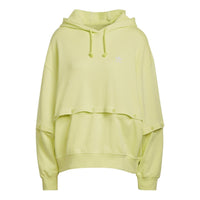 (WMNS) adidas Always Original Snap-Button Hoodie 'Yellow' HC5435