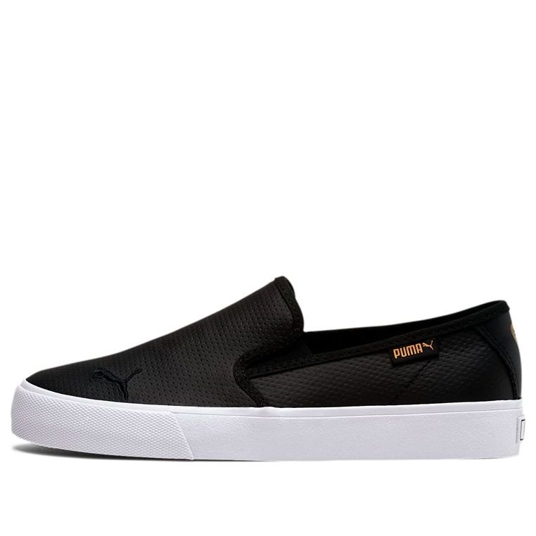(WMNS) PUMA Bari Cat Slip-On Black/White 374607-01