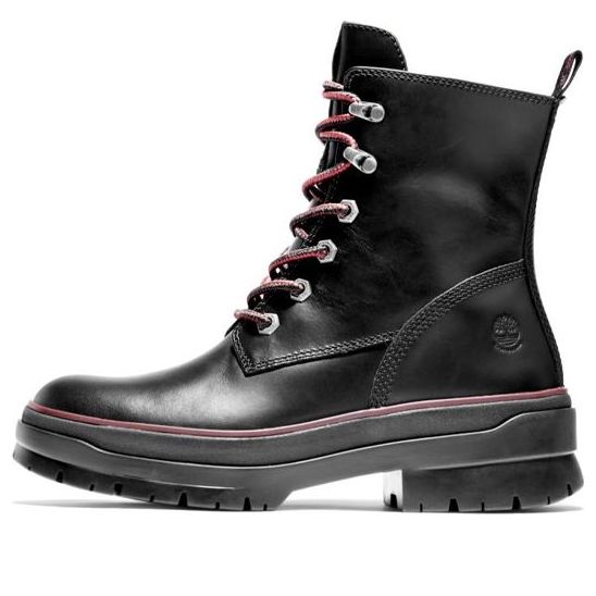 (WMNS) Timberland Premium 6 Inch Waterproof Boots 'Black Red' A2D6A015