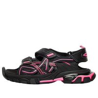 (WMNS) Balenciaga Track Sandal 'Black Pink' 617543W3AJ11050