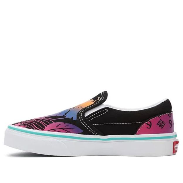 (PS) Vans x Crayola Classic Slip-On 'Black Pink Yellow' VN0A7Q5GARZ