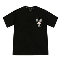 MLB New York Yankees Embroidered Athleisure Casual Sports Short Sleeve Unisex Black 31TSTF931-50L