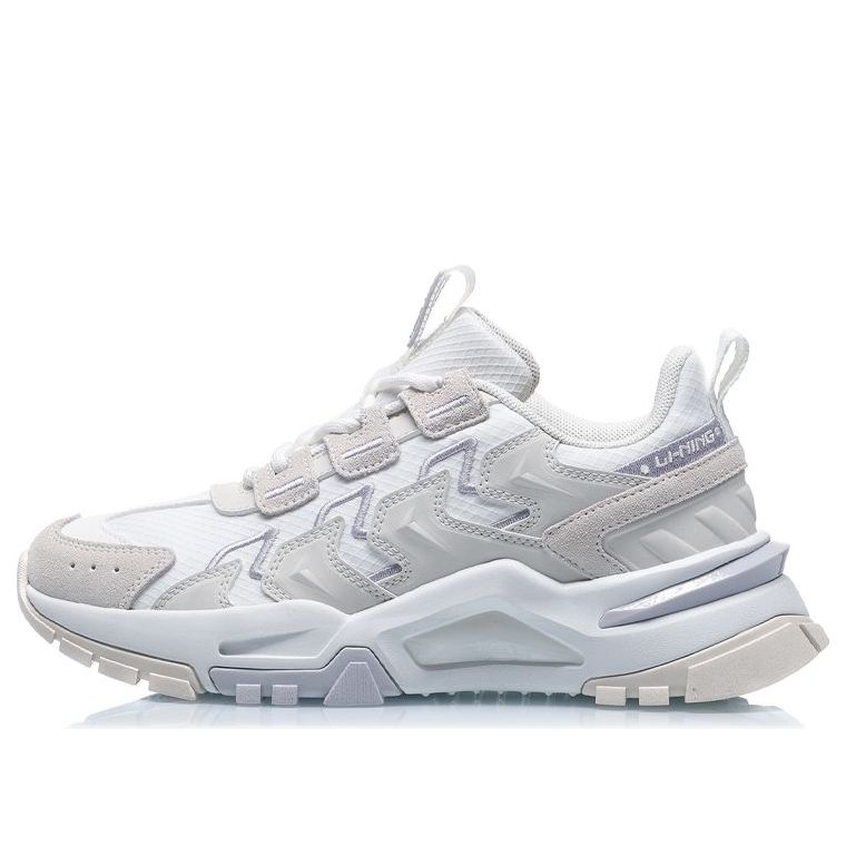 (WMNS) Li-Ning Sport Leisure 'White Grey' AGCQ384-1