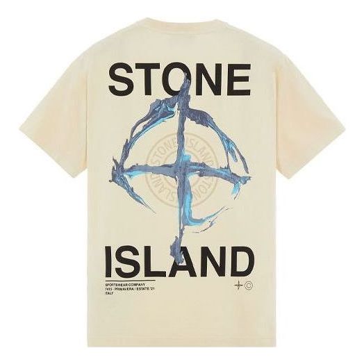 STONE ISLAND Marble Three T-shirt 'Lemon' 74152NS85-V0031
