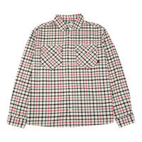 Nike SB Flannel Long-Sleeve Woven Button-Up Shirt 'Coconut Milk Light Bone' FN2567-113