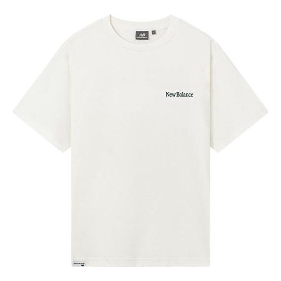 New Balance Casual T-Shirt Asia Sizing 'White' 5ED25433-IV