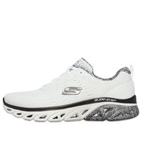 (WMNS) Skechers Glide Low-Top White 149326-WBK