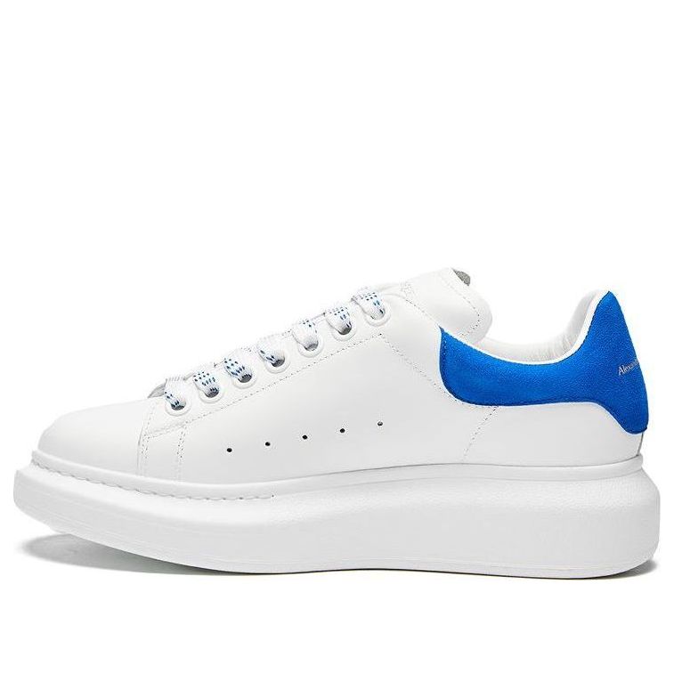 (WMNS) Alexander McQueen Oversized Shoes 'White Royal Blue' 719412WHGP78981