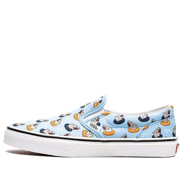 (GS) Vans Classic Slip-On 'Blue White' VN0A32QIVJB