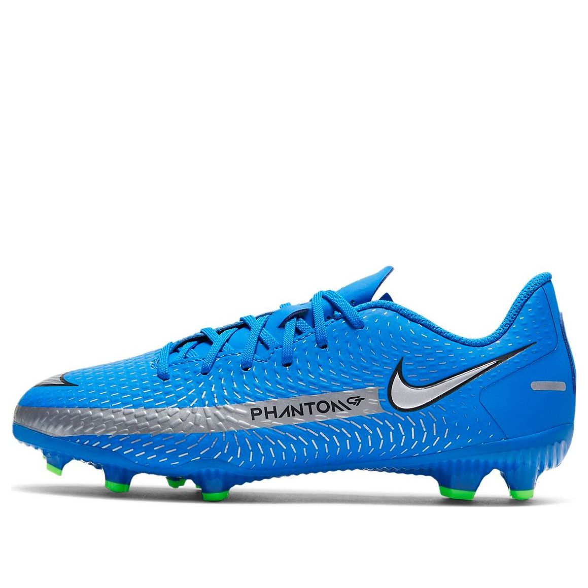 (GS) Nike Phantom GT Academy FG MG 'Blue Silver' CK8476-400