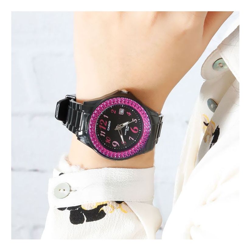 CASIO STANDARD Wrist BlackPink Analog LX-500H-1B