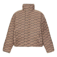 Balenciaga BB Monogram Puffer Jacket 'Beige Brown' 681885TML339378