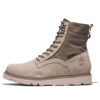 Timberland Vibram Waterproof Leather and Fabric Boots 'Beige Suede' A5M8VK51