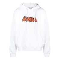 Men's Off-White FW22 Alphabet Logo Printing Drawstring Loose Fit White OMBB085S22FLE0070120