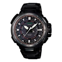 Men's CASIO Protrek Series Solar Power Movement Titanium Case Strap Waterproof Watch Mens Black Analog PRX-7000YT-1JF