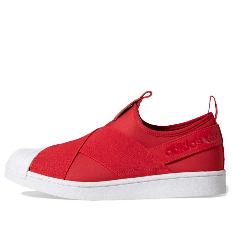 (WMNS) adidas originals Superstar Slip On 'Red White' EX4626