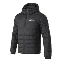 Li-Ning Logo Training Down Jacket 'Black' AYMQ033-1