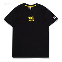 FILA FUSION Basketball Numeric Alphabet Printing Short Sleeve Black T11M022112F-BK