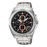 CASIO EDIFICE Stainless Steel Strap Black Watch Dial Mens Black Analog EF-539D-1A5V