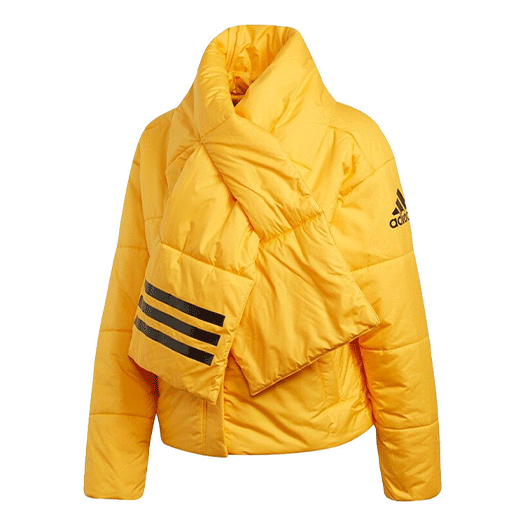 (WMNS) adidas Big Baffle Bomber Jacket Asia Sizing 'Yellow' DZ1509