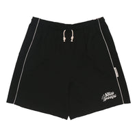 Nike Solid Color Lacing Elastic Breathable Sports Shorts Black DH7384-010