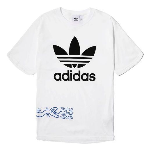 Men's adidas originals Keith Haring Short Sleeve Tops White FS3682