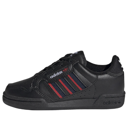 (PS) adidas Continental 80 Stripes 'Black Navy Red' S42612