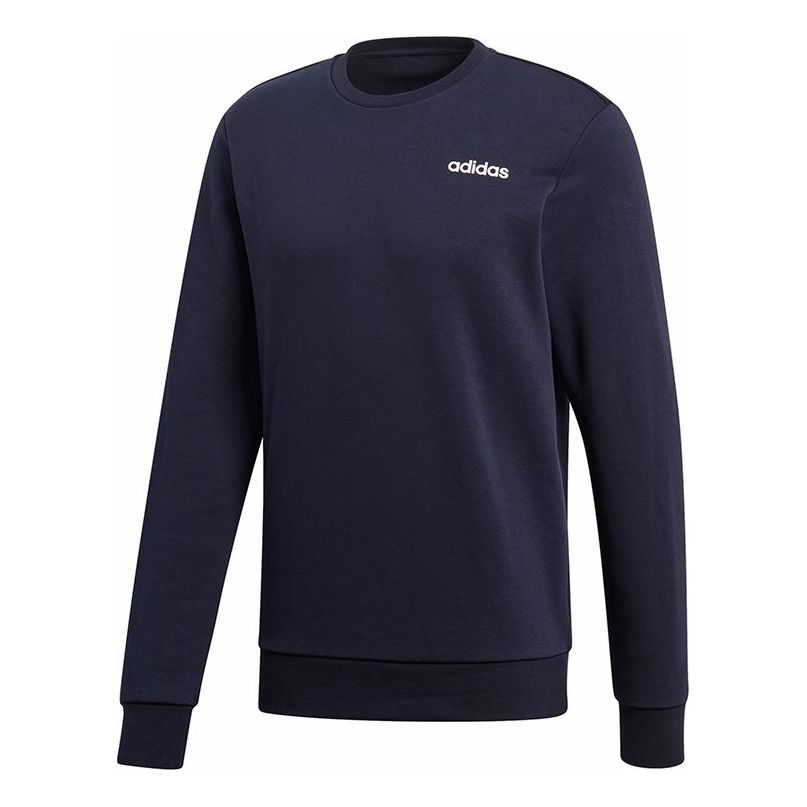 adidas E PLN CREW FT Casual Sports Round-neck SweaterMen Blue DU0390