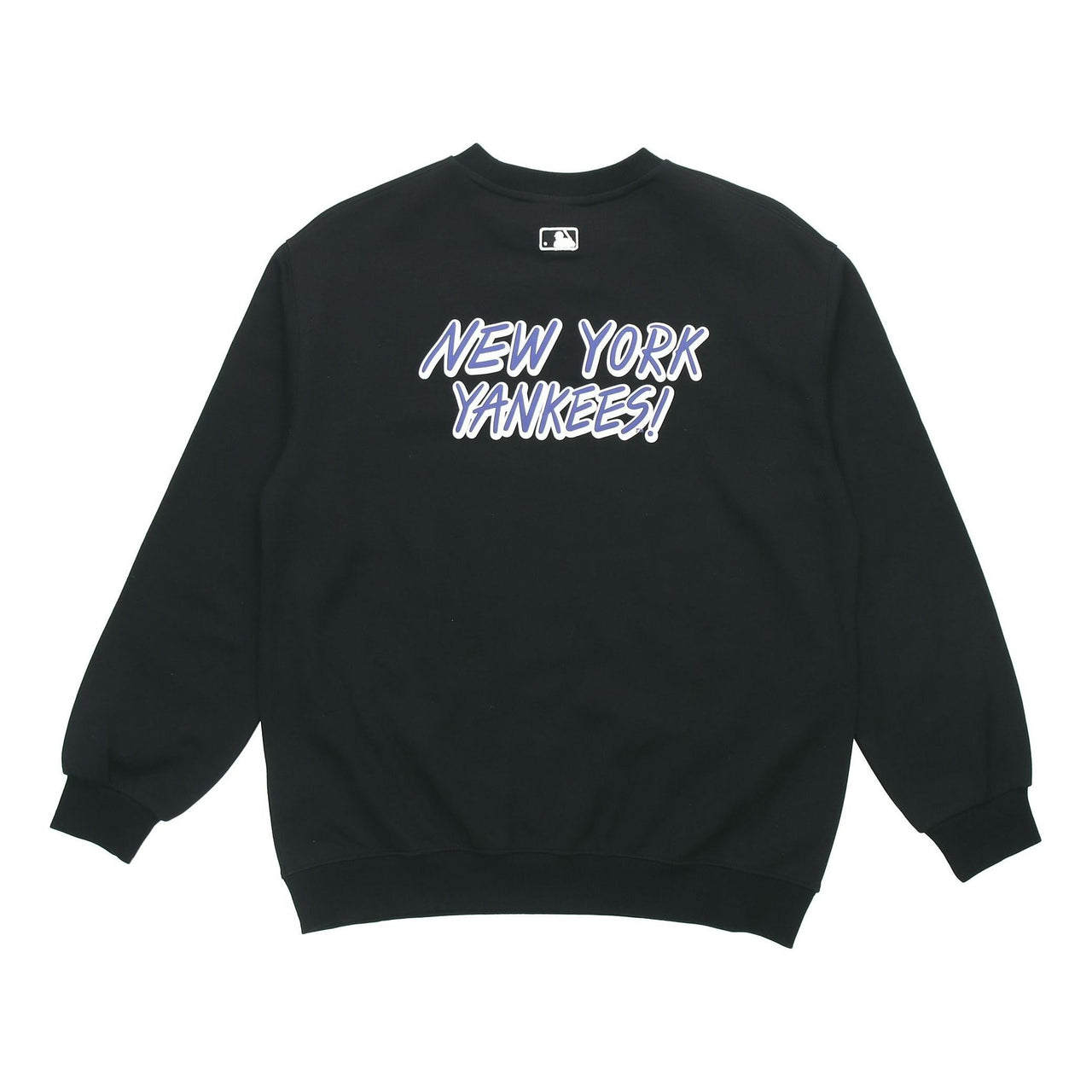 MLB New York Yankees Logo Printing Long-Sleeve Fleece Unisex Black 31MT04941-50L