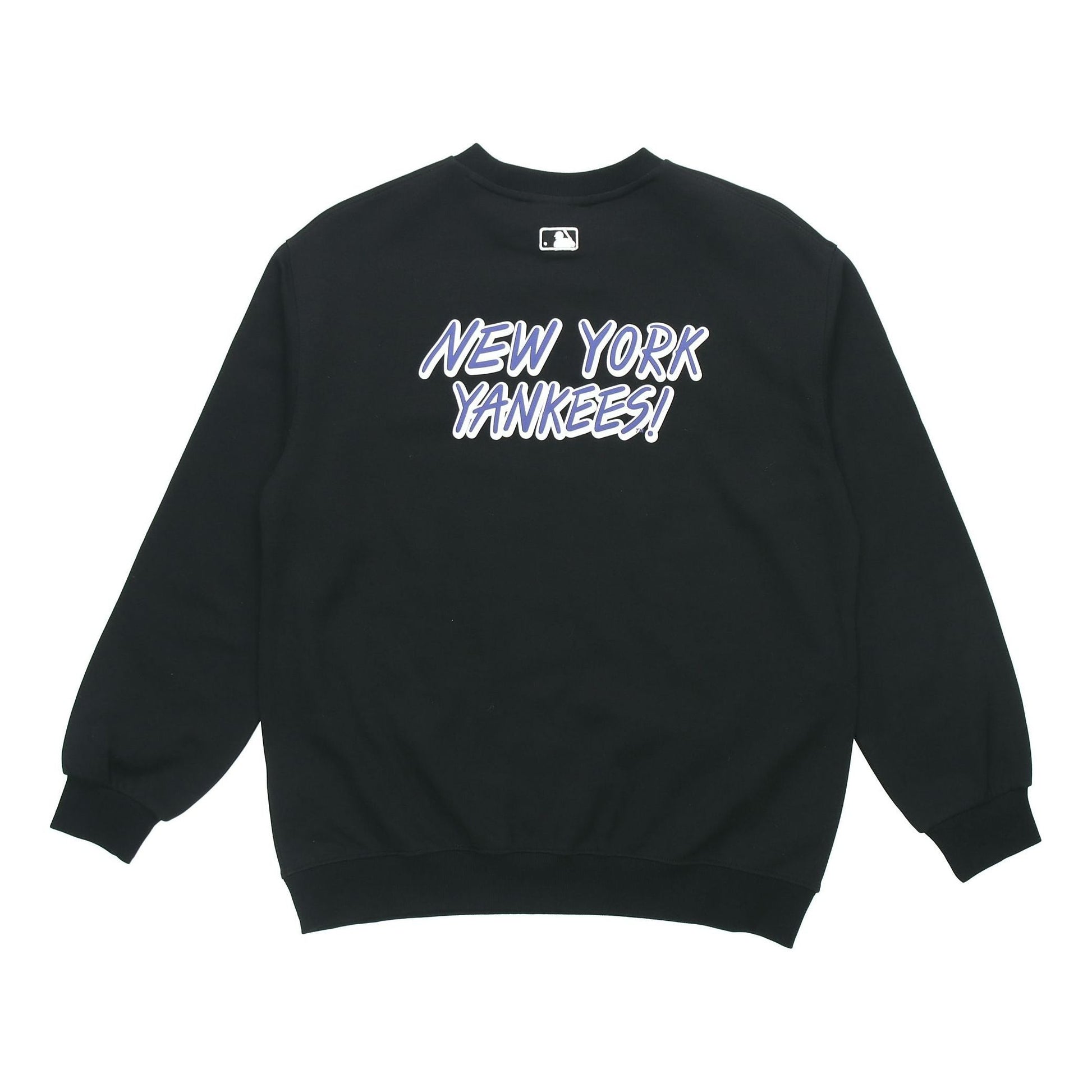 MLB New York Yankees Logo Printing Long-Sleeve Fleece Unisex Black 31MT04941-50L