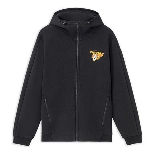 Li-Ning x Disney Series Sports Basketball Series Printing Hooded Zipper Black AWDRH41-1