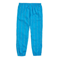 Supreme FW18 Reflective Text Track Pant Blue SUP-FW18-943
