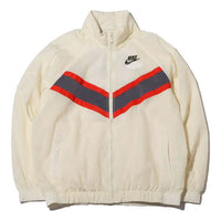 Nike Casual Sports Stand Collar Jacket Creamy White DM5021-113