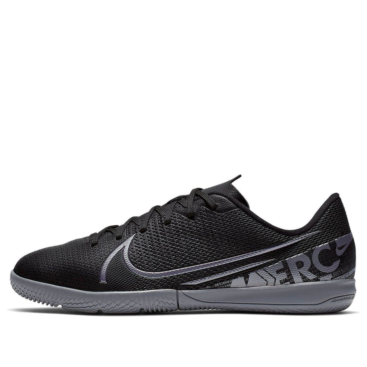 (GS) Nike JR Mercurial Vapor 13 Academy IC 'Black Silver' AT8137-001