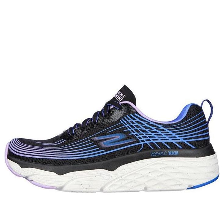 (WMNS) Skechers Max Cushioning Elite 'Black Purple' 128563-BKPR