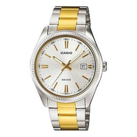 CASIO Quartz Waterproof Limited Edition Mens Silver Analog MTP-1302SG-7A
