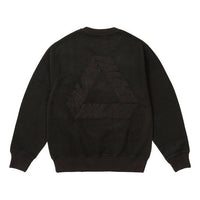 Palace FW23 Reverse P-3 Crew Sweater 'Black' P25CS114