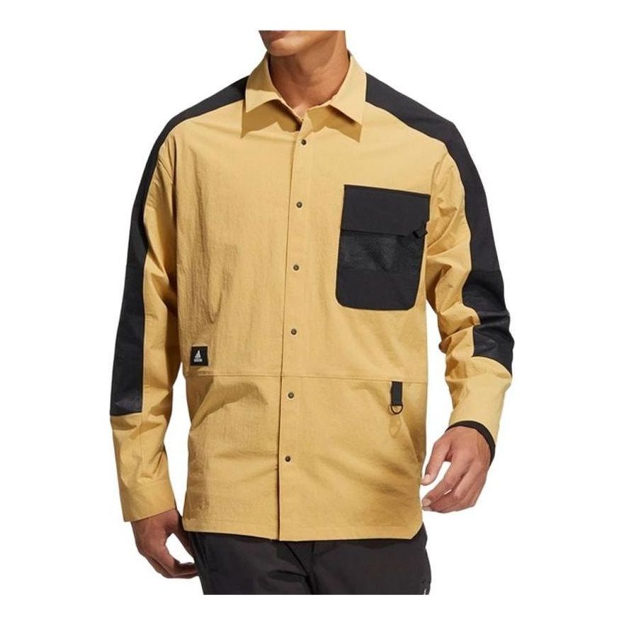 adidas Sport Jacket Asia Sizing 'Yellow Black' HE5263