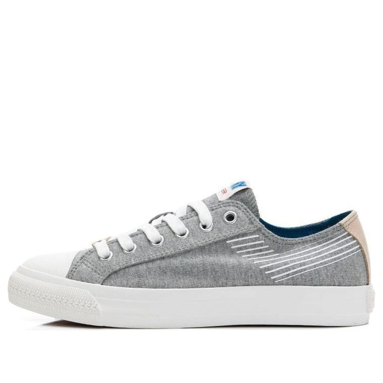PONY Comfortable Low Canvas Shoes Beige/Grey 02M1SH04LG