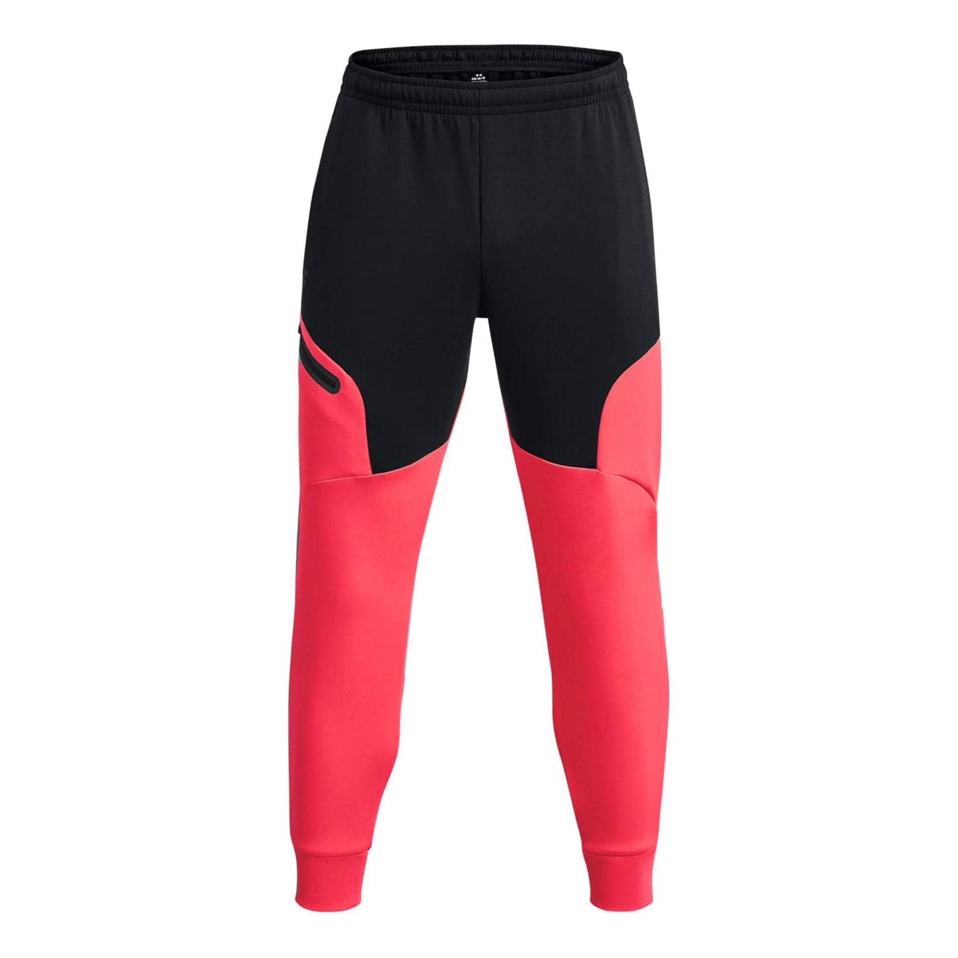 Under Armour Unstoppable Fleece Training Pants 'Black Red' 1379808-002
