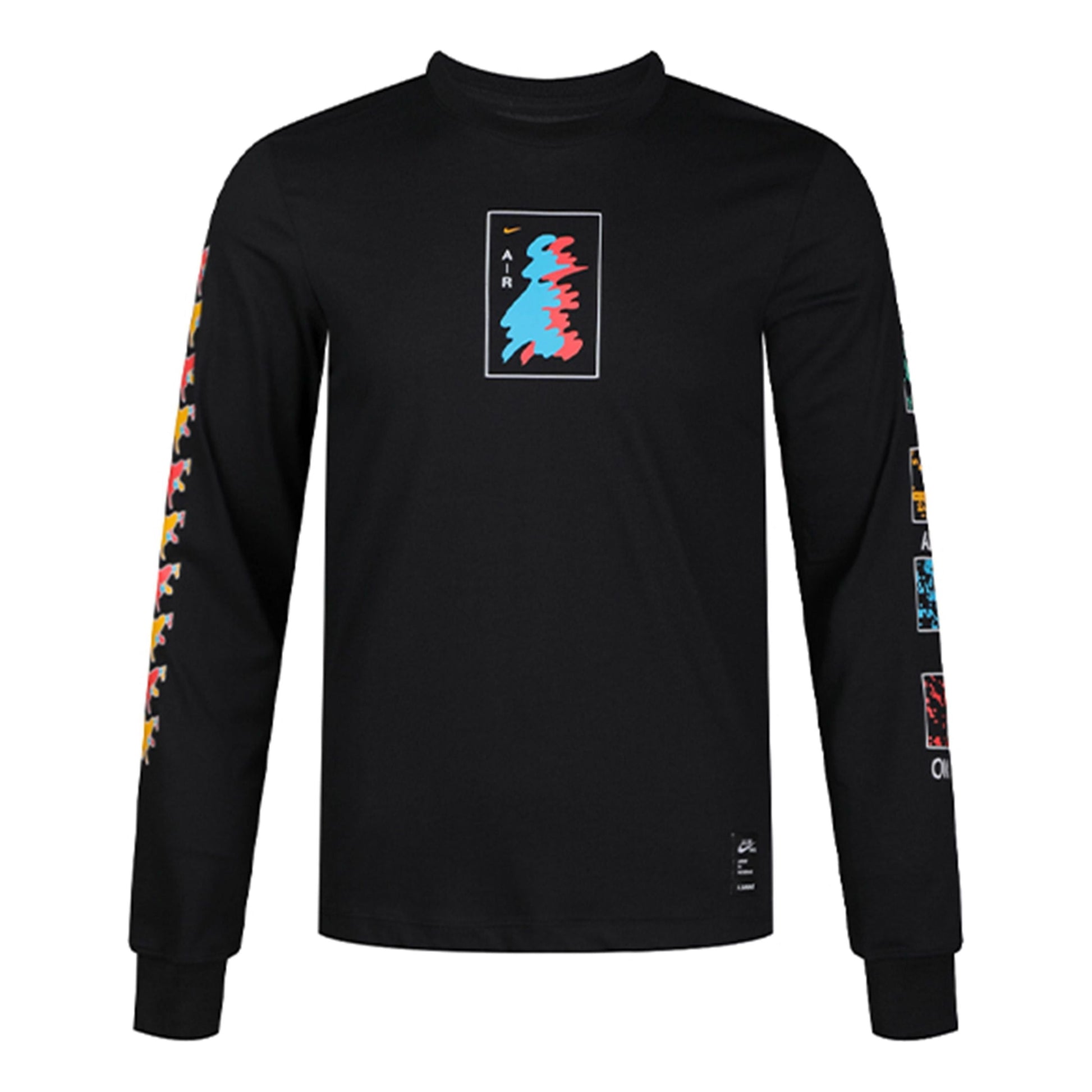 Nike Dri-FIT A.I.R. Breathable Quick Dry Long Sleeves Running Black CT3847-010