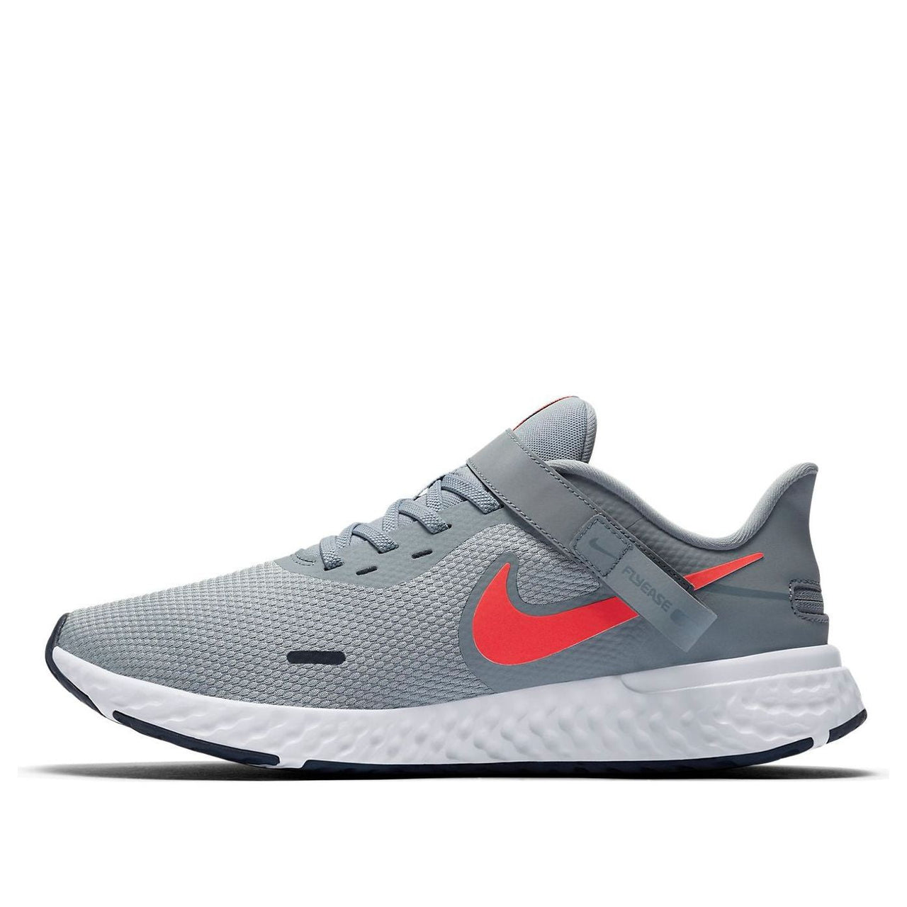 Nike Revolution 5 FlyEase 'Grey Red' BQ3211-402