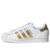(WMNS) adidas Superstar 'White Matte Gold' H03915