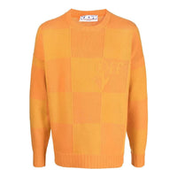 Off-White Checkerboard Logo Intarsi Knit Jumper OMHE089F21KNI0012020
