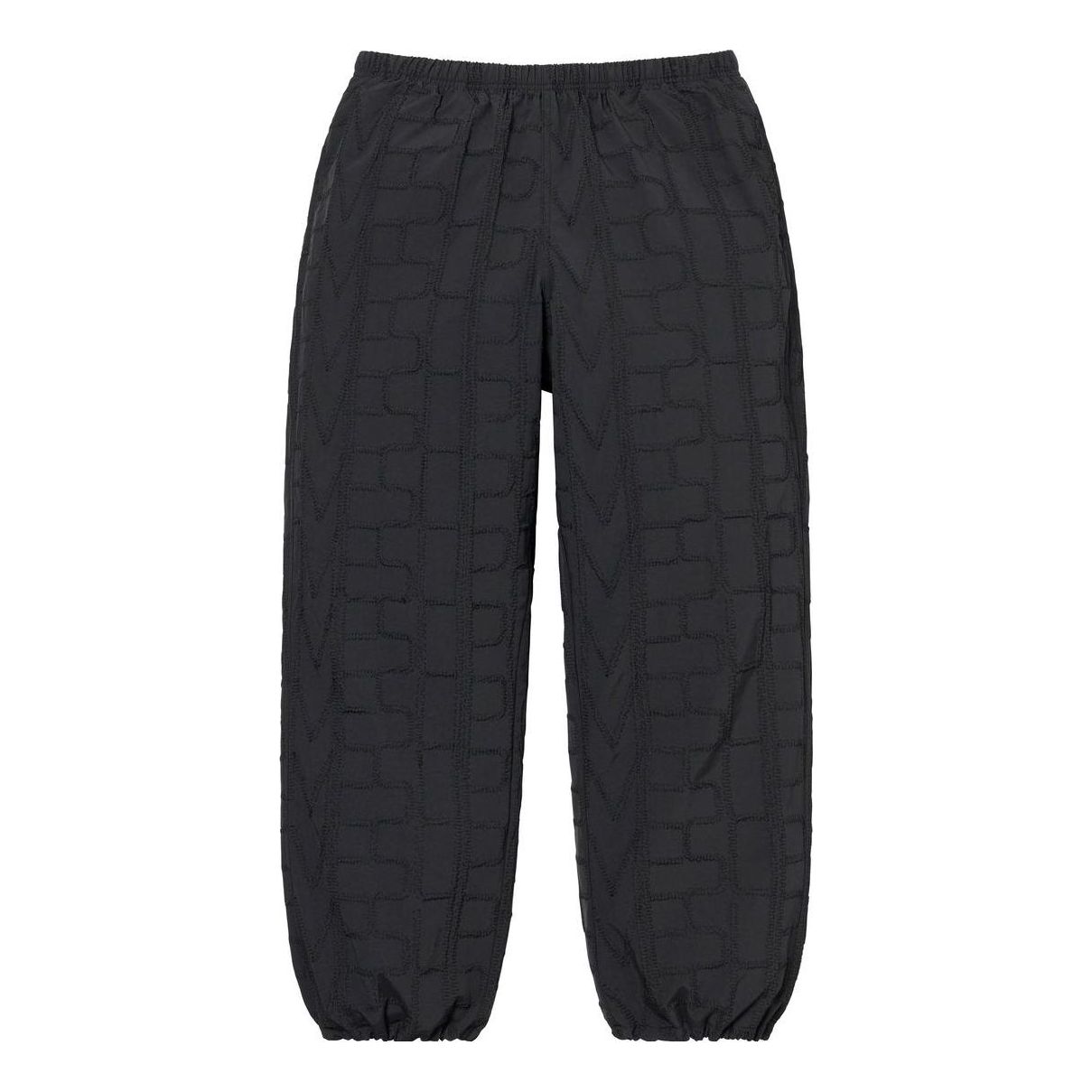 Supreme SS23 Repeat Stitch Track Pants 'Black' SUP-SS23-202