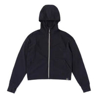 (WMNS) New Balance Full Zip Hooded Jacket Asia Sizing 'Black' JWTL2286-BK