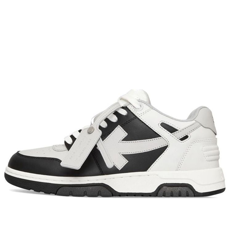 Off-White Out Of Office Low-Top Sneaker 'Black White' OMIA189F22LEA0010709