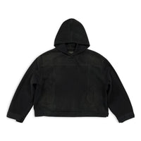 Balenciaga Pull-Over Jacket 'Black Soft Denim' 719313TNW541129